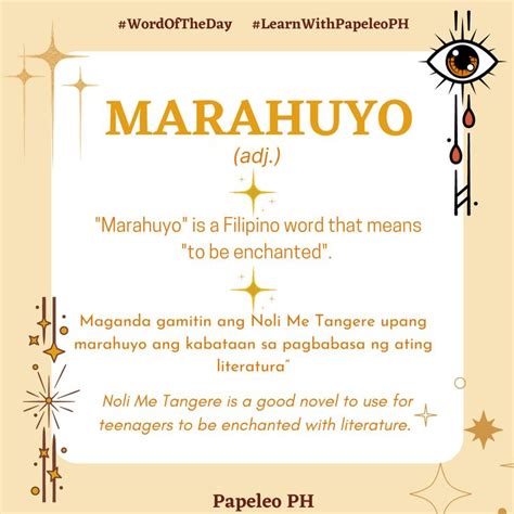 marahuyo meaning|Tagalog.com.